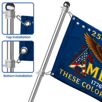 250 Years of America House Flag | These Colors Don't Run Patriotic Eagle Design | Double-Sided Weather-Resistant Polyester | 1776-2026 Commemorative Gift