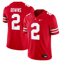 Caleb Downs Ohio State Buckeyes Game Jersey - Scarlet