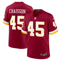 Washington Commanders K'Lavon Chaisson Burgundy Team Game Jersey