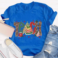 Bookish Xmas Tree T-Shirt, Teacher Christmas Books Tree Shirt, Reading Teacher Holiday Shirt, School Educator Tee, Book Lover Christmas Present