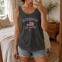 America 250 Years Tank Top | Vintage 1776-2026 Anniversary Design | Soft Breathable Unisex Fit | Patriotic 4th of July Gift