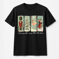 Nutcracker Ballet Shirt, Nutcracker Christmas T-Shirt, Retro Festive Mouse Graphic Tee, Holiday Nutcracker T-Shirt, Xmas Family Apparel Present