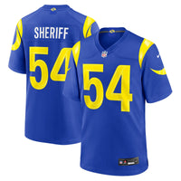 Los Angeles Rams Jamie Sheriff Royal Team Game Jersey