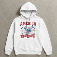 America 250 Years Of Freedom Hoodie | Patriotic Eagle 1776-2026 Graphic | Soft Cotton-Polyester Blend | Anniversary Gift For Patriots