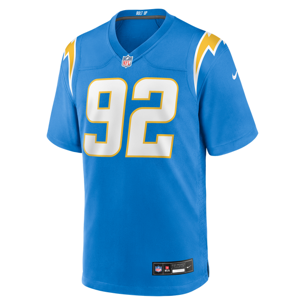 Los Angeles Chargers Justin Eboigbe Nike Powder Blue Team Game Jersey