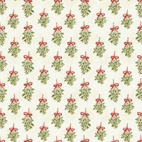 Watercolor Holiday Botanical Gift Wrap, Mistletoe Christmas Wrapping Paper, Festive Xmas Wrapping Paper, Holiday Present Roll