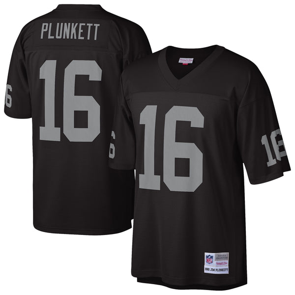Oakland Raiders Jim Plunkett Mitchell & Ness Black 1980 Legacy Replica Jersey