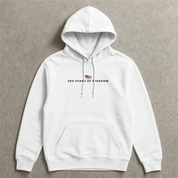250 Years of Fredom Hoodie | USA Map American Flag Patriotic Design | Soft Cotton Blend Pullover | Gift for Patriots and History Fans