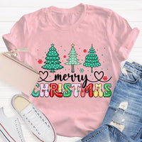 Festive Holiday Teacher Shirt, Christmas Tree Teacher T-Shirt, Retro Christmas Educator Tee, Adorable Teacher Xmas Shirt, Holiday Teacher Present