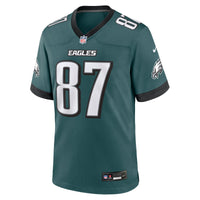 Philadelphia Eagles Eli Stowers Midnight Green Team Game Jersey