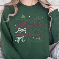 Humorous Tired Christmas Sweater, Probably Just Gonna Jingle Some of the Way Sweatshirt, Holiday Humor Pullover, Sarcastic Xmas Crewneck Present