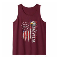 American Eagle 250 Years Tank Top | 1776-2026 Distressed Flag Art | Soft Breathable Unisex Fit | Patriotic Gift for History Enthusiasts