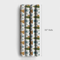 Watercolor Goldendoodle Gift Wrap, Goldendoodle Christmas Wrapping Paper, Festive Goldendoodle Dog Wrapping Paper, Xmas Gift Wrap