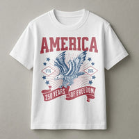 America 250 Years T-Shirt | Patriotic Eagle Graphic 1776-2026 | Soft 100% Cotton Premium Tee | Independence Day Celebration Gift for Patriots