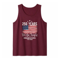 250 Years Semiquincentennial Tank Top | We The People Patriotic Flag Design | Soft Breathable Unisex Fit | Gift for History Enthusiasts