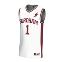 #1 Fordham Rams Lightweight Collegiate Basketball Fashion Jersey - White