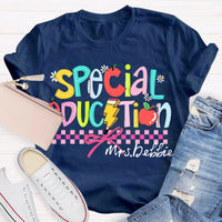 Personalized Name Special Education Teacher Shirt
