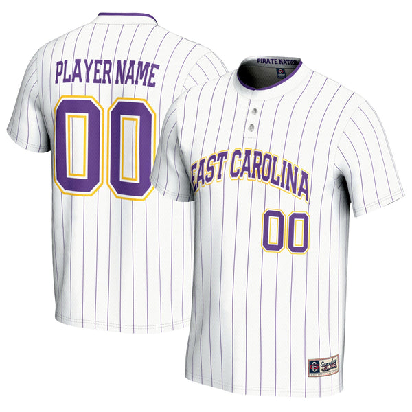 ECU Pirates GameDay Greats NIL Pick-A-Player Lightweight Softball Jersey - White