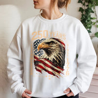 250 Years of Freedom Hoodie | Vintage Eagle & American Flag Graphic | Premium Cotton Blend | Unisex USA Patriot Gift for 2026