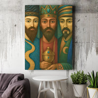 Biblical Magi Wall Art, Three Wise Men Canvas Print, Christian Nativity Canvas Art, Religious Christmas Wall Decor, Faith Holiday Present