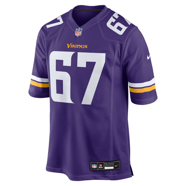 Minnesota Vikings Justin Skule Nike Purple Team Game Jersey
