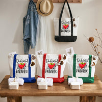 Dedicated Parapro Letters Color-blocked Canvas Bag