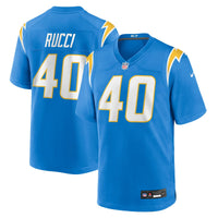 Los Angeles Chargers Hayden Rucci Powder Blue Team Game Jersey