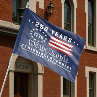 USA 250th Anniversary House Flag | 1776-2026 Semiquincentennial Decor | Premium UV-Resistant Polyester | Patriotic 250 Years Of Freedom Celebration Gift