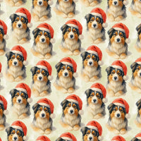 Aussie Dog Holiday Wrapping Paper, Australian Shepherd Christmas Gift Wrap, Adorable Pet Lover Gift Wrap, Christmas Dog Gift Wrapping Paper Roll