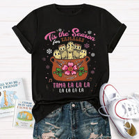 Humorous Latin Food Christmas T-Shirt, Tis the Season Tamale Shirt, Festive Tamales Graphic Tee, Mexican Food Holiday Shirt, Foodie Xmas Present