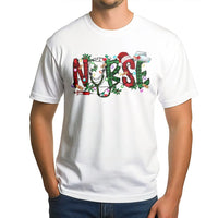 Holiday Medical Graphic Tee, Buffalo Plaid Christmas Nurse T-Shirt, Humorous RN Christmas Shirt, Nursing Student Tee, Healthcare Worker Present