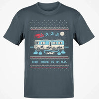 Humorous Vacation Movie Ugly Holiday Shirt, That There Is an RV Christmas T-Shirt, Camper RV Graphic Tee, Retro Xmas Graphic T-Shirt Present