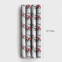 Rosemary Drink Christmas Gift Wrap, Cranberry Cocktail Wrapping Paper, Holiday Party Gift Wrap Paper, Festive Winter Beverage Present Wrap