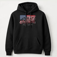 Patriotic Wildflower Hoodie | 250 Years of Freedom Floral Flag Art | Soft Cotton-Polyester Blend | Fourth of July Gift for Women