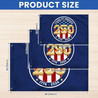 250 Years of America House Flag | 1776-2026 Semiquincentennial Commemorative | Double-Sided Patriotic Grommet Flag | Premium Weather-Resistant Polyester