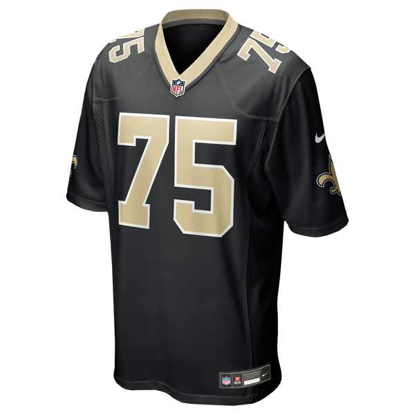 New Orleans Saints Taliese Fuaga Nike Black Game Jersey