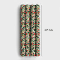 Christmas Pinwheel Gift Wrap, Peppermint Candy Wrapping Paper, Abstract Holiday Wrapping Paper, Festive Candy Cane Present Wrap Roll