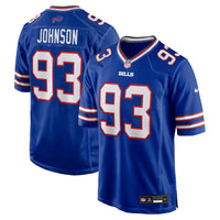 Buffalo Bills Austin Johnson Royal Team Game Jersey