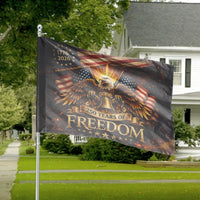 250 Years of Freedom House Flag | Vintage 1776-2026 American Eagle Design | Weather Resistant Polyester | USA Semiquincentennial Collector's Gift
