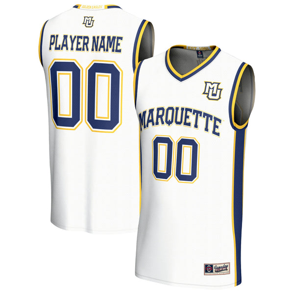 Marquette Golden Eagles GameDay Greats Lightweight Collegiate Basketball NIL Pick-A-Player Fashion Jersey - White