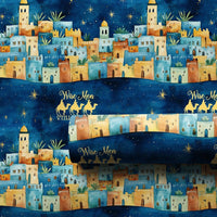 Bethlehem Nativity Christmas Gift Wrap, Wise Men Still Seek Him Wrapping Paper, Camels Starry Night Present Wrap, Christian Wrapping Paper