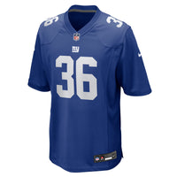 New York Giants Phil Mafah Royal Team Game Jersey