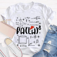 Fa La La Holiday Graphic Tee, Math Teacher Christmas T-Shirt, Humorous Math Equation Christmas Shirt, Winter Educator Present