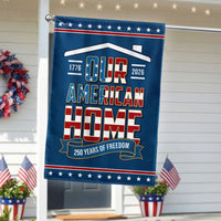 Patriotic Garden Flag 1776-2026 | 250 Years American Freedom | Double-Sided Weather-Resistant Polyester | Home Decor Gift