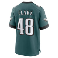 Philadelphia Eagles Dean Clark Midnight Green Team Game Jersey