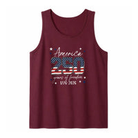 USA 250th Anniversary Tank Top | America 250 Years of Freedom 1776-2026 Graphic | Soft Breathable Fabric | Patriotic 4th of July Family Matching Summer Outfit