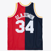 Houston Rockets Hakeem Olajuwon 1993 Split Swingman Jersey
