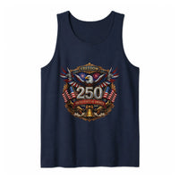 America 250 Years Tank Top | Freedom 1776-2026 Eagle & Flag Emblem | Soft Breathable Unisex Fit | 4th of July Gift for Patriots