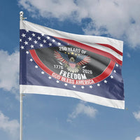 USA 250 Years Freedom Flag | 1776-2026 Patriotic Eagle Design | Premium Polyester Weather-Resistant | Decorative Yard House Decor Gift