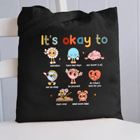 It's Okay To Not Be Okay Canvas Tote Bag